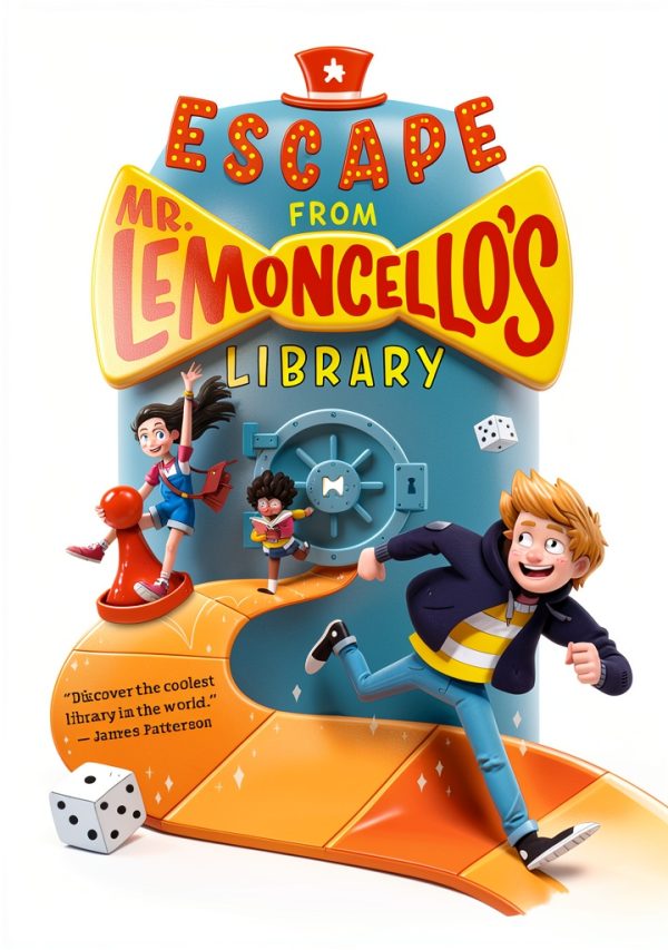 Random House Mr Lemoncello's Library Book 1 Kids Mystery Adventure-0