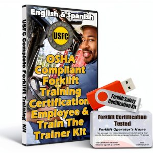 Forklift Training Kit US Forklift Certification USB OSHA Safe 2024-0