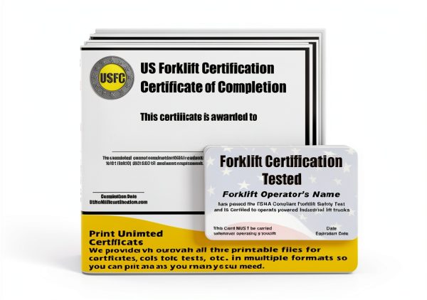 Forklift Training Kit US Forklift Certification USB OSHA Safe 2024-4