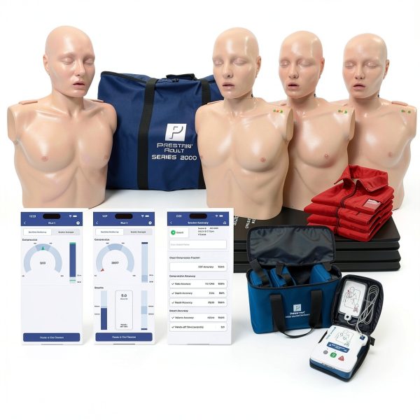 MCR Medical PRESTAN CPR Training Kit 4‑Pack Manikins with Feedback-0