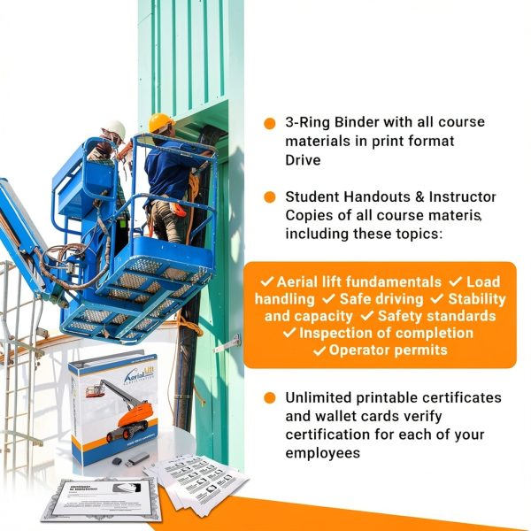 OSHA Compliant Aerial Lift Certification Kit CertifyMe Trainer Bundle-5