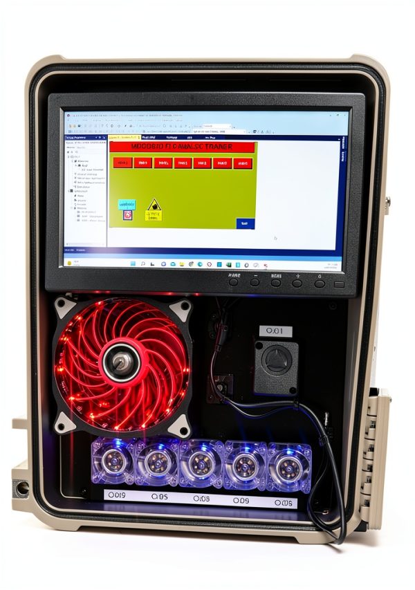 AB Micro820 PLC Training Kit with Built in Display and HMI Software-4