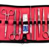 German Grade Dissecting KIT of 11 PCS Scissors Forceps Probe Blades Needle ETC CYNAMED-2