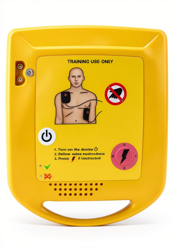 Mini AED Trainer Portable AED Training Kit Essentials AED Training Device in English for AED Trainee Beginner-2