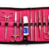 German Grade Dissecting KIT of 11 PCS Scissors Forceps Probe Blades Needle ETC CYNAMED-4