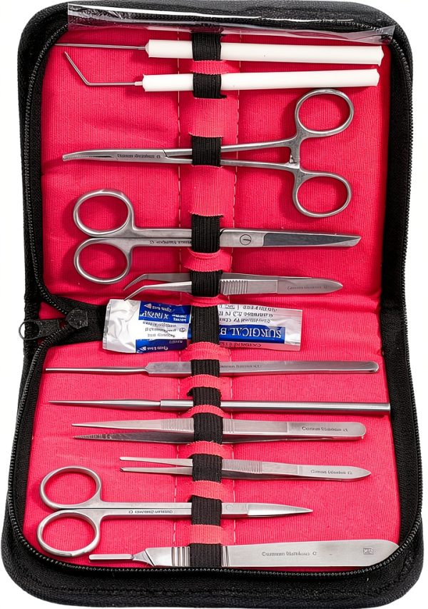 German Dissecting Kit 12-Pc Set by Cynamed Stainless Steel Tools-2