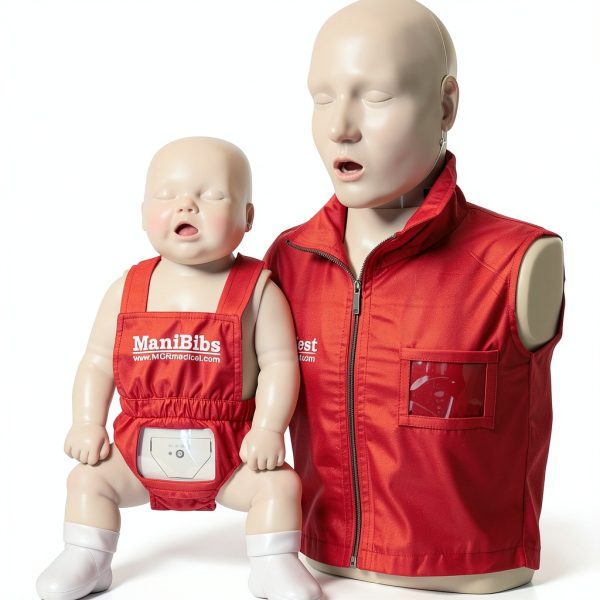 Prestan Adult and Infant CPR Manikin with Feedback, Prestan AED UltraTrainer, MCR Accessories & Carry Bag-3