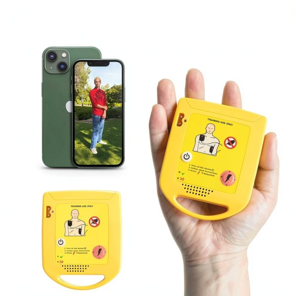 Mini AED Trainer Portable AED Training Kit Essentials AED Training Device in English for AED Trainee Beginner-6