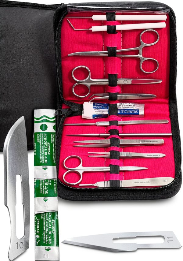German Dissecting Kit 12-Pc Set by Cynamed Stainless Steel Tools-1