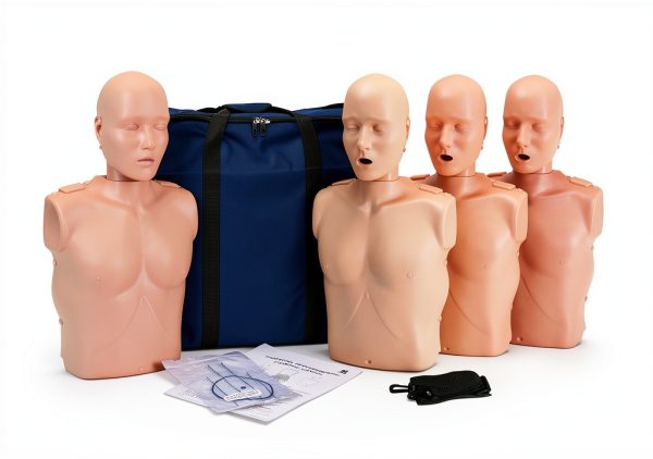 MCR Medical PRESTAN CPR Manikin Kit 4-Pack with Feedback AED Trainer-1