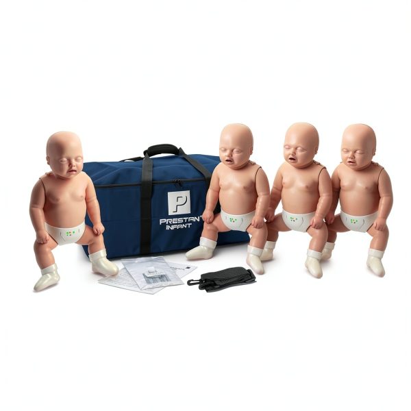MCR Medical PRESTAN CPR Manikin Kit 4-Pack with Feedback AED Trainer-2