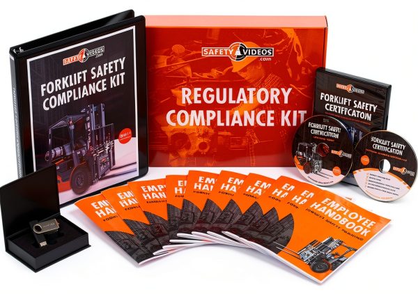 Forklift Safety Certification Kit by Clever Solutions DVD/USB OSHA-0