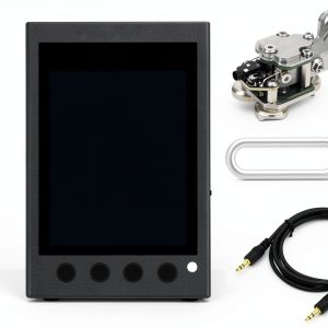 HAMCUBE Mini Morse Code Trainer Kit with Steel Paddle and 3.5mm Cable-0