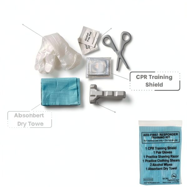 MCR Medical Deluxe AED First Responder Training Kit Pack of 10-2