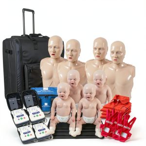 MCR Medical PRESTAN CPR Manikin Kit 4-Pack with Feedback AED Trainer-0