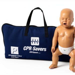 CPR Savers Prestan Professional Infant CPR Training Manikin with 2019 AHA Feedback Monitor, Dark Skin, PP-IM-100M-DS-0